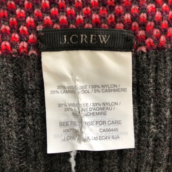 J.Crew Abstract Fair Isle Scarf - Picture 3 of 3
